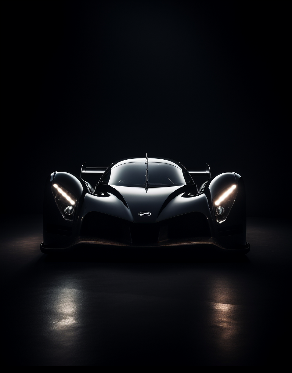 Black LeMans Car Front